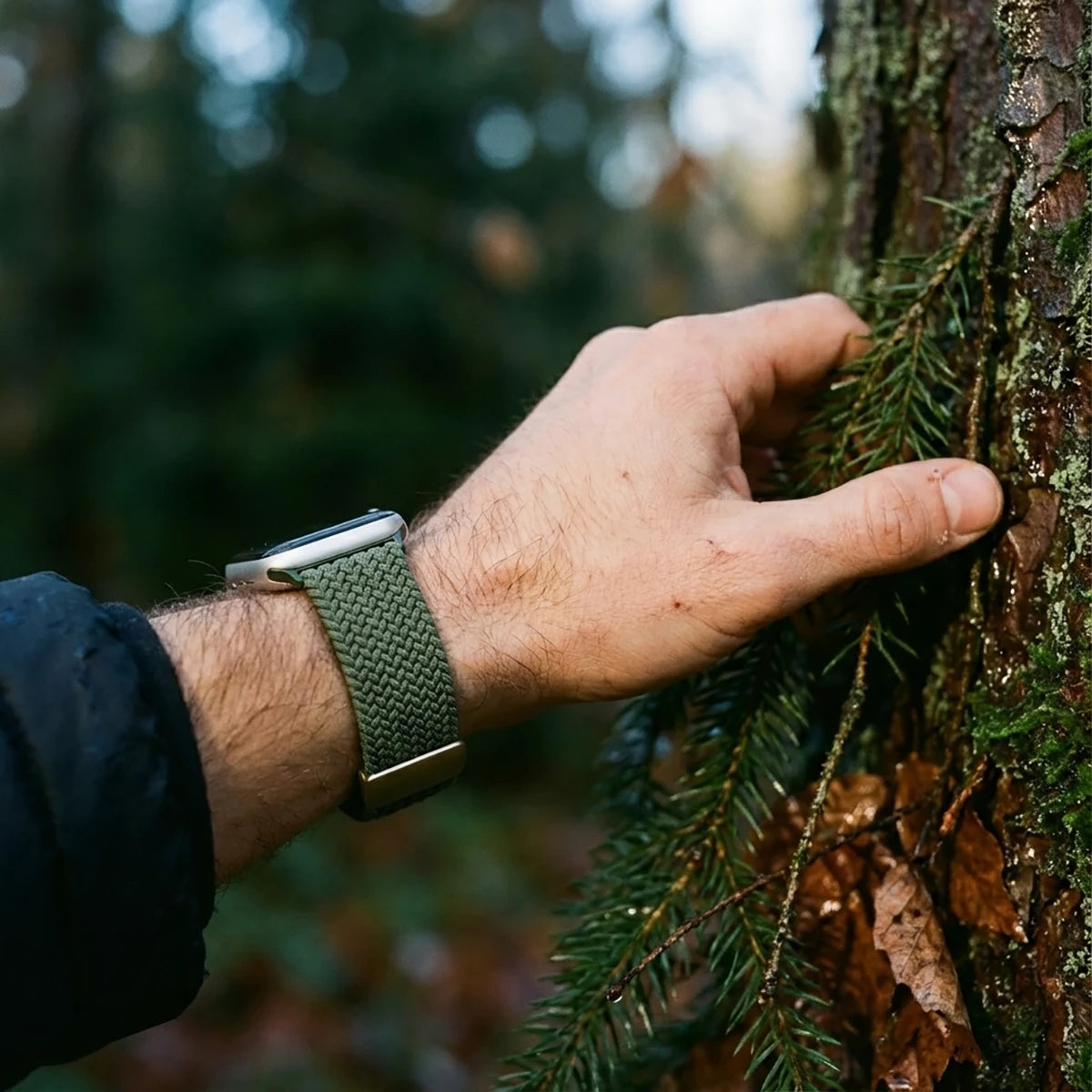 Textilarmband Weave für Apple Watch